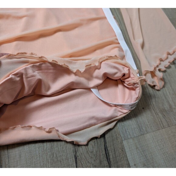 NWT Oh Polly Size 4 Mini Dress Blush Bodycon Stretch Night Out Clubbing Sexy - Picture 5 of 11